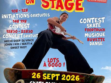 Skate on stage