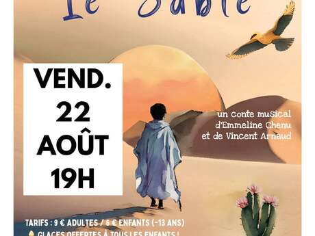 Une goutte dans le sable