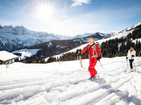 Piste bleue "Ü Yeü Tsalé" / Rando-Parc Morgins