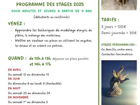 Atelier four de la Terre - Stage enfant juin