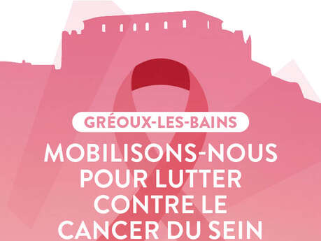 Octobre Rose à Gréoux-les-Bains