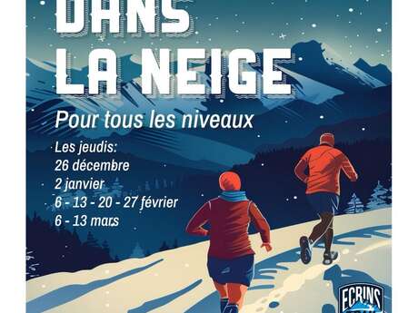 Trail running dans la neige