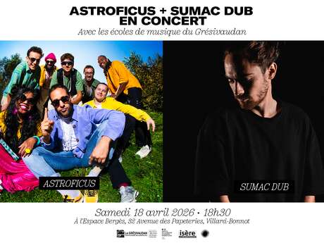 Concert - Astroficus et Sumac Dub avec les écoles de musique du Grésivaudan