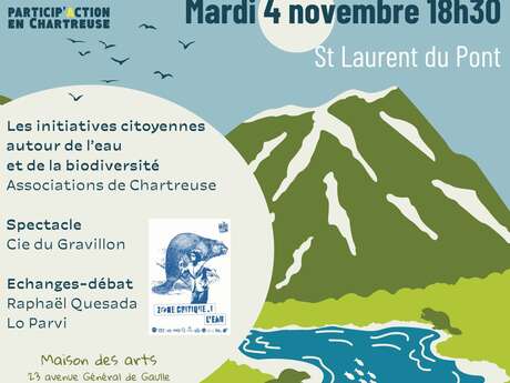 Soirée Particip'action Eau et Biodiversité "Le retour du castor en Chartreuse?"