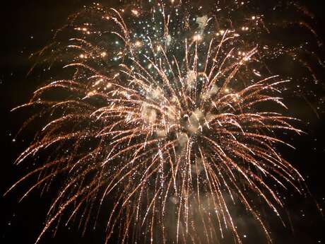Feu d'artifice et soirée festive