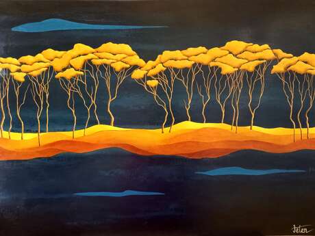 Exposition de peintures d'Hélène Andrieu