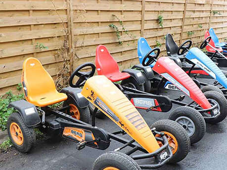 Circuit kart à pédales