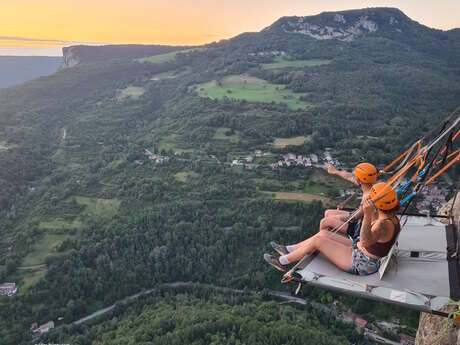 Nuit insolite en falaise