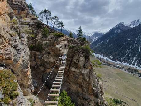 Via ferrata avec Emma