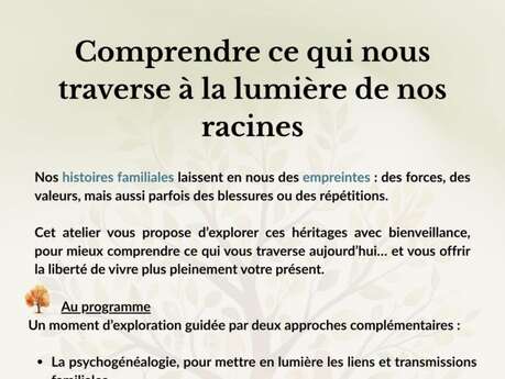 Atelier Psychogénéalogie & Gestalt-thérapie Les prénoms