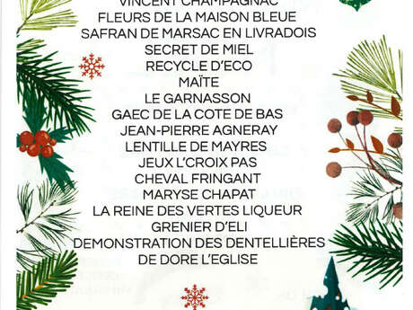 Marché de Noël à Doranges