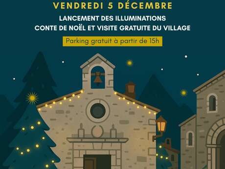 Lumières de Noël aux Baux