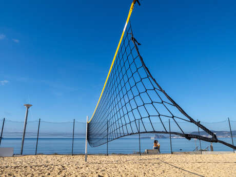 Terrain de beach volley