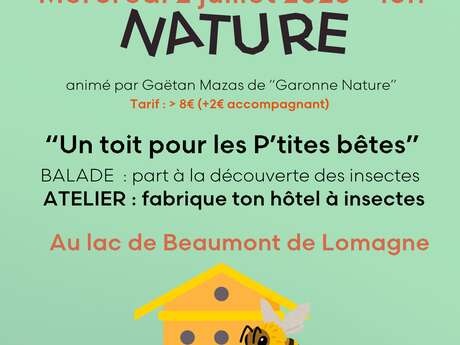 Atelier Nature «  Un Toit pour les P'tites Bêtes »