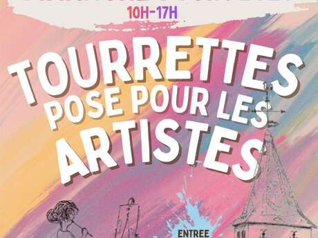 Tourrettes pose pour les Artistes