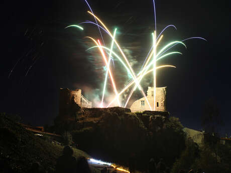 Feu d'artifice - Festival Les Roches Celtiques
