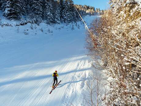 Freerando parc : ski touring at the Ax 3 Domaines ski resort