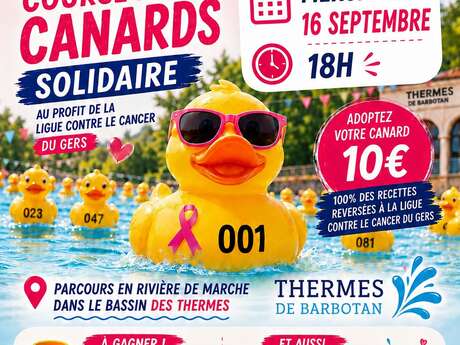 Course de Canards Solidaire aux Thermes de Barbotan