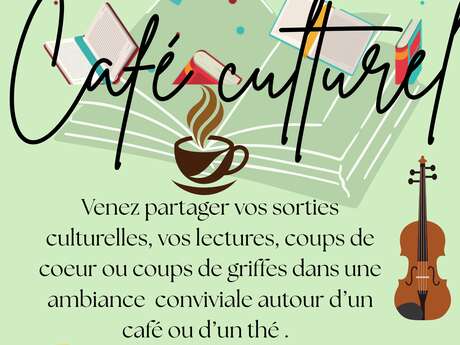 Café culturel à la médiathèque
