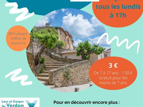 Visite guidée du village de Villecroze
