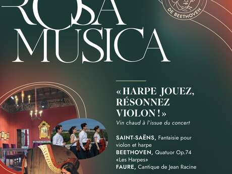 Festival Rosa Musica “Harpe jouez, résonnez violon !”