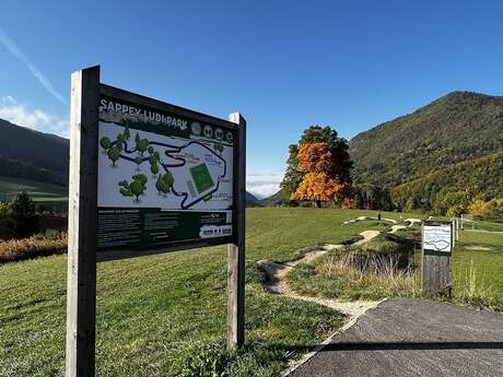 Ludi Park du Sappey : sentiers VTT pour enfants