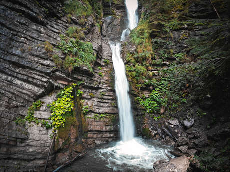 The Nant Burgeat Waterfall