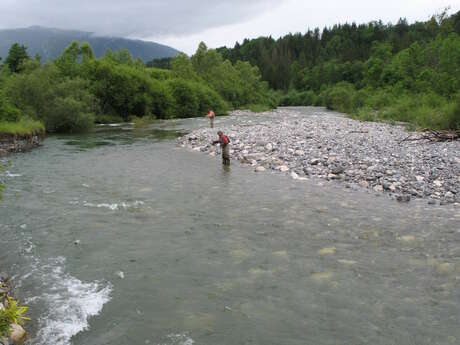 Parcours de pêche « Prendre et relâcher » sur le Chéran et le Nant d’Aillon à leur confluence