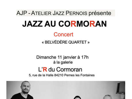 Jazz au Cormoran : "Bévédère Quartet"