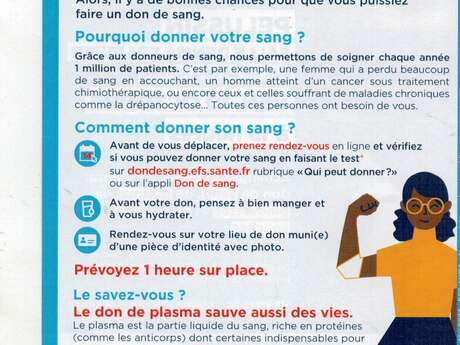 Conférence sur le Don du sang
