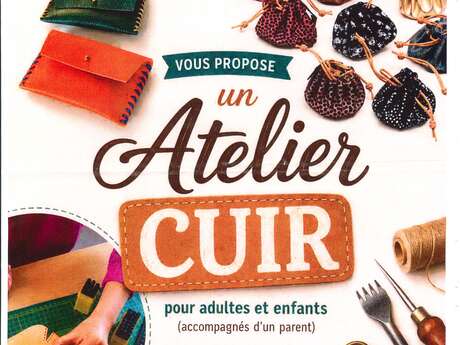 Leather workshop with the Ressourcerie du Val d'Arly