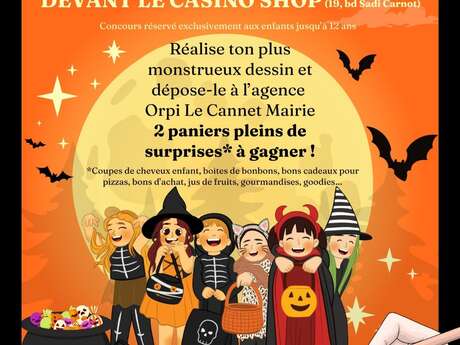 Concours de dessin Halloween des commerçants