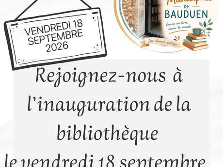 Inauguration de la bibliothèque