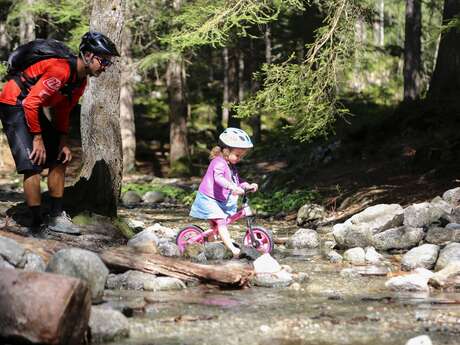 Itinéraire VTT AE - E : d'Argentière au Lavancher