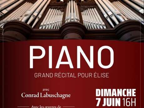 Concert : Grand récital pour Elise - Piano