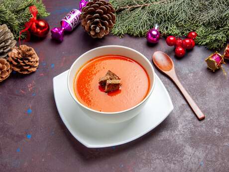 Vente de soupes des Chefs par le Lion's Club au profit du Téléthon Vente de soupes des Chefs par le Lion's Club au profit du Téléthon