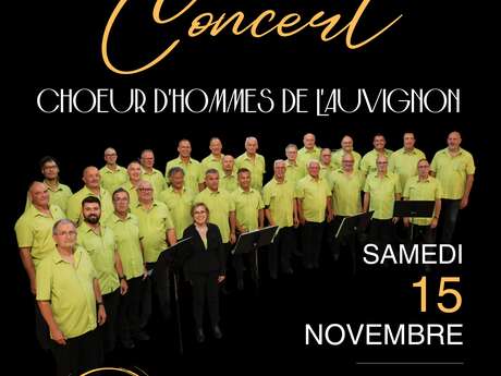 Concert choeur d'hommes de l'Auvignon