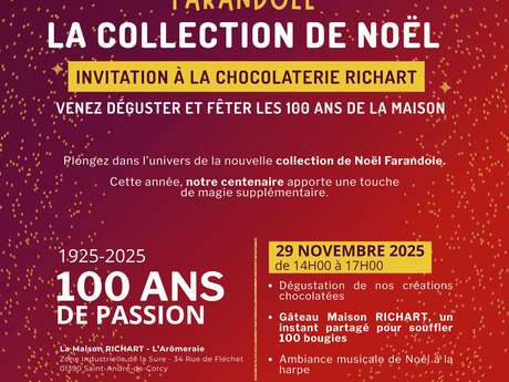 Chocolaterie RICHART : Portes ouvertes Noël et centenaire