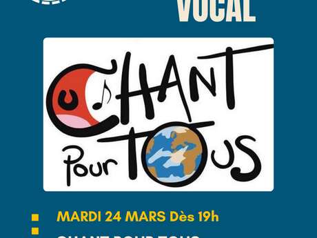 Atelier vocal : Chant pour tous