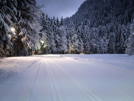 Piste de ski de fond du Grand-Paradis à Champéry