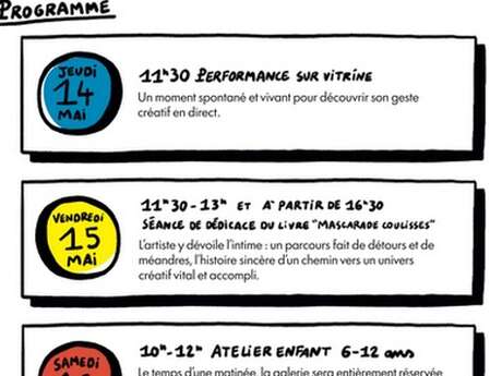 Mascarade : Week-end événement Galerie Glineur