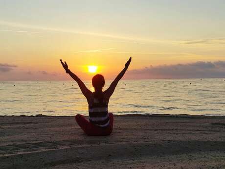 Yoga at sunrise