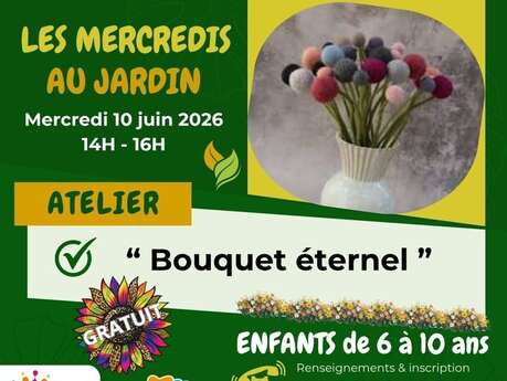 Les Mercredis du Pôle - Atelier "Bouquet éternel"