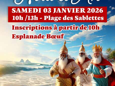 Neujahrsbad in Les Sablettes