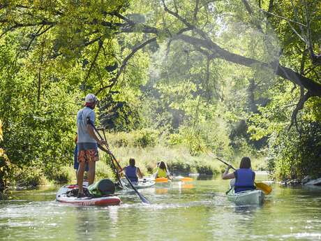 Kayak, canoë et stand up paddle sur la rivière Guiers et le Rhône sauvage