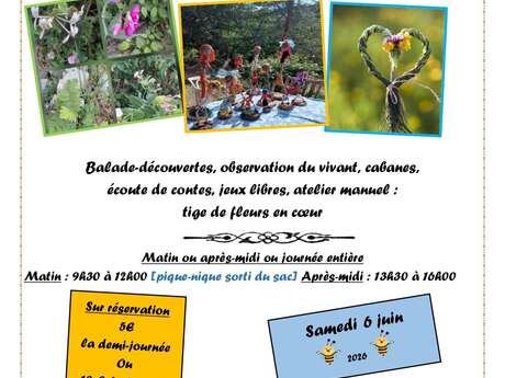 Atelier Forêt pour enfants à la Ferme de Constant