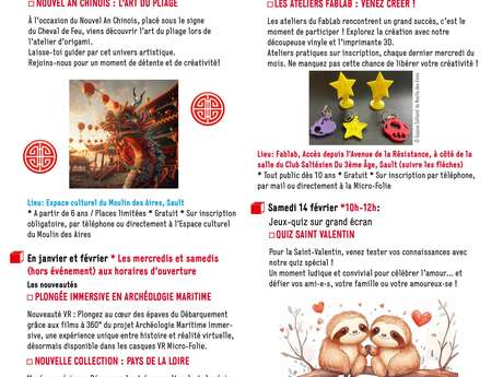 Micro-folie à Sault : Nouvel An Chinois : l'art du pliage