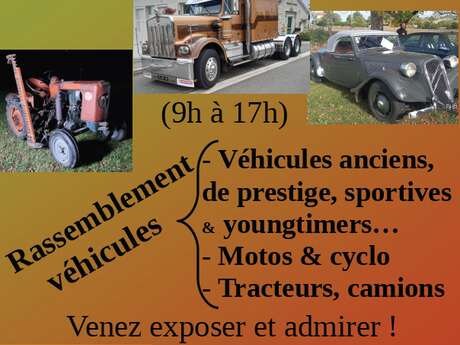 Rassemblement de voitures anciennes