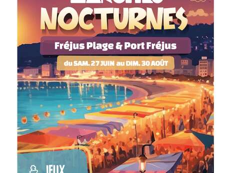 Marché nocturne de Fréjus-Plage