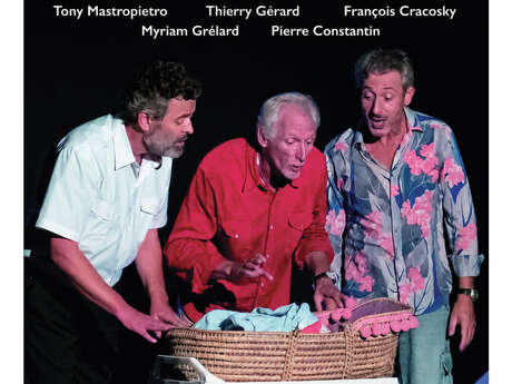 Theatre: "Trois hommes et un couffin" by Estelle Londaise